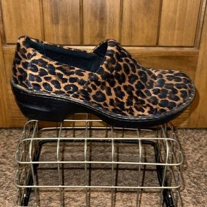 BOC Leopard Print Clogs